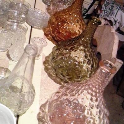Variety of unique Vintage Glassware