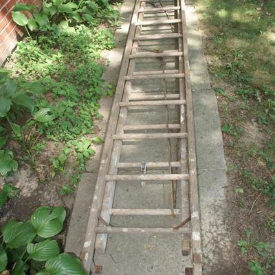 Old Wooden Ladder Use it the garden 