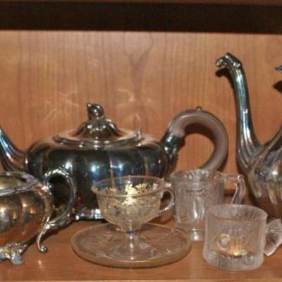 Silver Plate Tea Set 