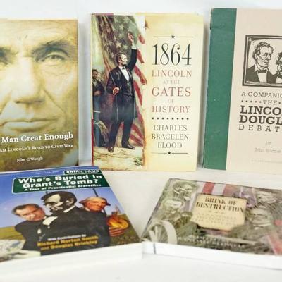 Lot of Civil War Themed Books - Abraham Lincoln an