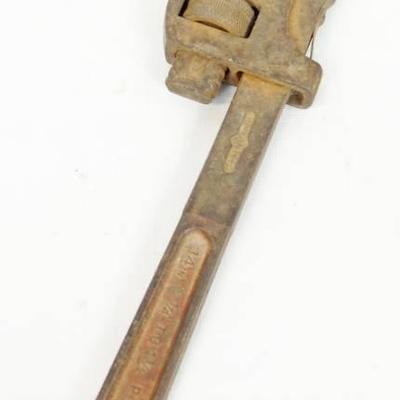 Vintage Pipe Wrench 14 - 14_ (1.4_ to 1-1.2_ Pipe) 