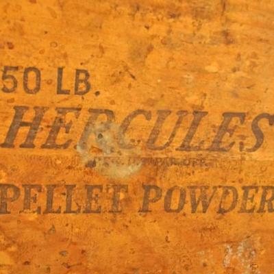 Vintage Wood CrateBox - Hercules Black Blasting P 8