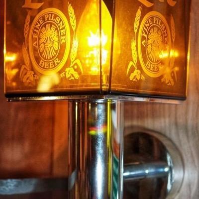 Miller Lite vintage lamps (there's a working pair) 
