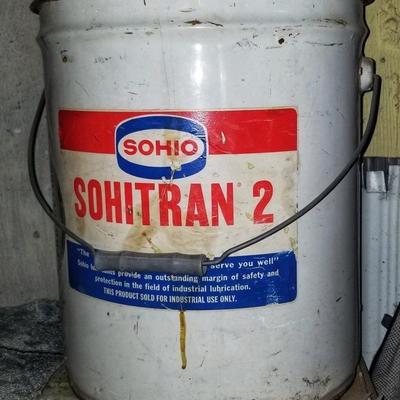 Vintage metal SOHIO bucket - good condition! 
