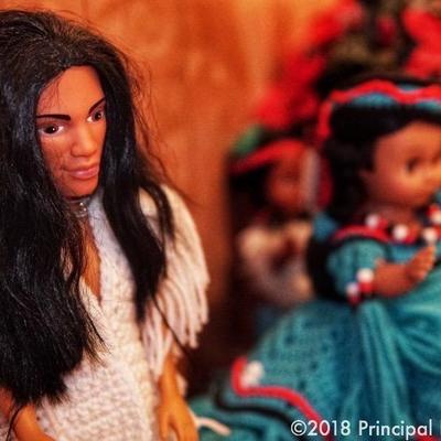 Native American dolls. 
