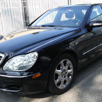 2004 Mercedes-Benz S500 4-Matic Sedan. 
VIN: WDBNG84J94A386502
License: 5FGR260 (CA)
Odometer: 092996. 