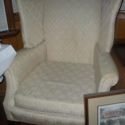 wing back chair
