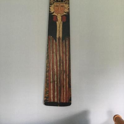 Americana Hand Painted Antique Ironing Board 