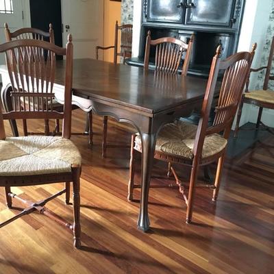 Breadboard End Kitchen Table