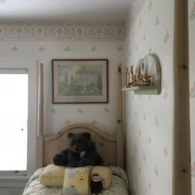 Twin Four Post Bed