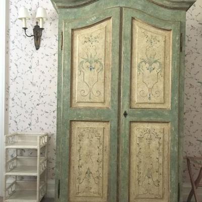 Armoire Hand Painted in Italy 