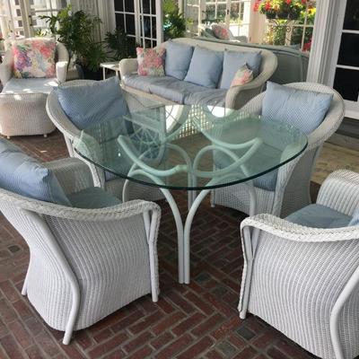 Wicker Armchairs, Wicker Sofa, Wicker Chaise 