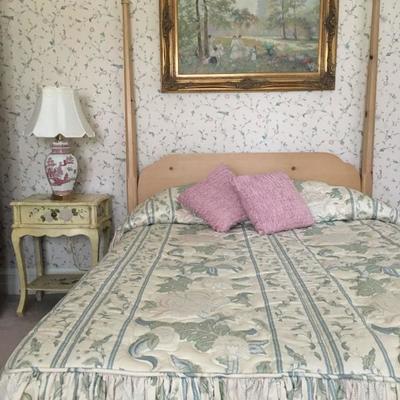 Pine Four Post Bed 