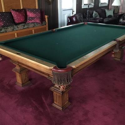 Peter Vatalie Company Pool Table 