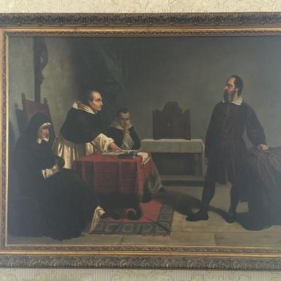 Cristiano Banti, Galileo Before the Inquisition