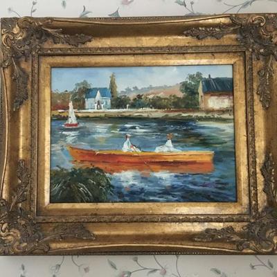 Oil in Gilt Frame