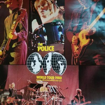 The Police World Tour Poster 1980