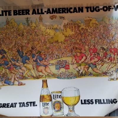 Miller Lite Beer Poster