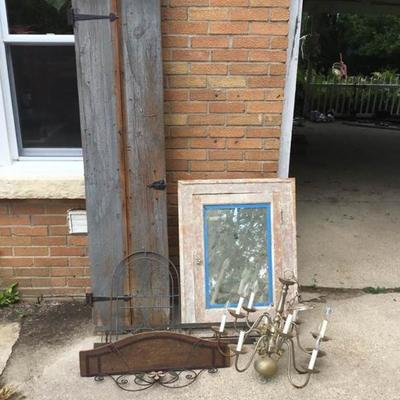 Vintage Chandelier and Mirror Lot & More