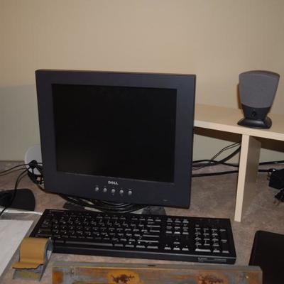 Dell Monitor, Keyboard
