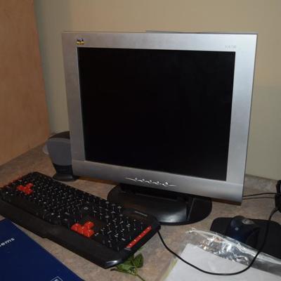 Monitor, Keyboard