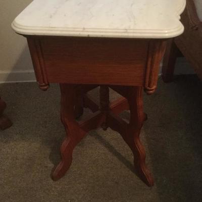Lexington Victoria Sampler Collection 
Victorian Mansion Night Table with Cultured Marble Top