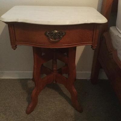 Lexington Victoria Sampler Collection 
Victorian Mansion Night Table with Cultured Marble Top