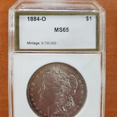 1884-O MS65 Morgan Dollar