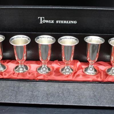 Towle Sterling Shot Glasses