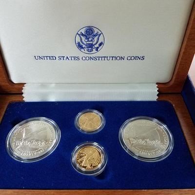 U.S. Constitution Gold Coin Set