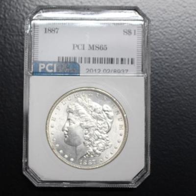 1887-P MS65 Morgan Dollar