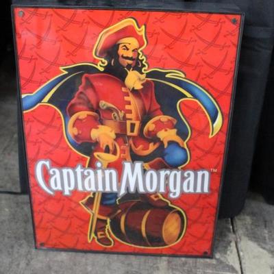 Captain Morgan Fluorescent Light Box