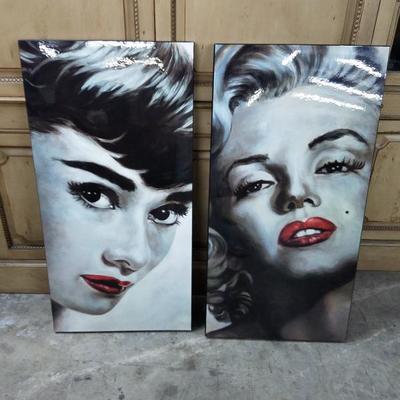 Marilyn & Audrey Artwork