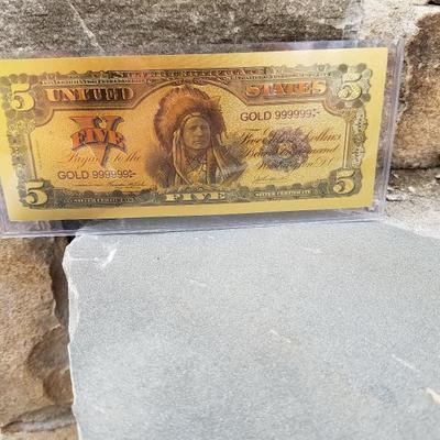 $5 Chief Gold Note