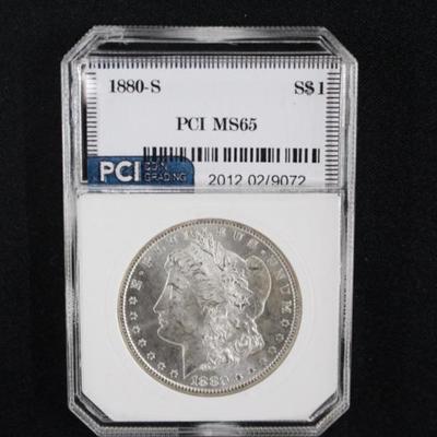 1880-S MS65 Morgan Dollar