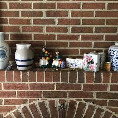Pottery and Decorative Items.