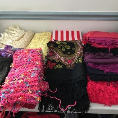 Scarves Worn by Patsy Ticer.