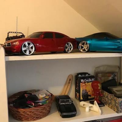 Remote Control Cars and Other Toys.