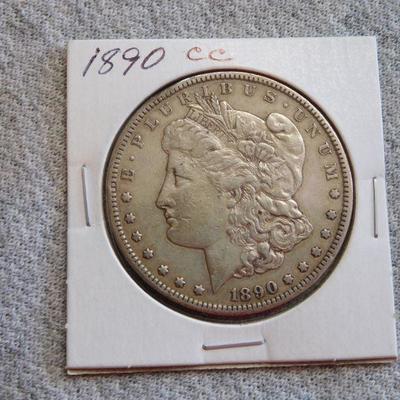 1890 cc Morgan Silver Dollar