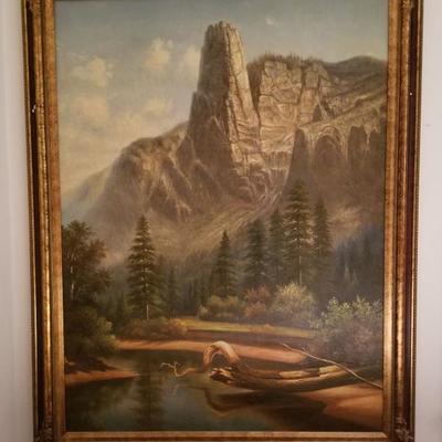 Huge Yosemite painting