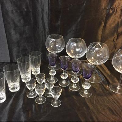 Baccarat Crystal Wine Glasses & other glassware