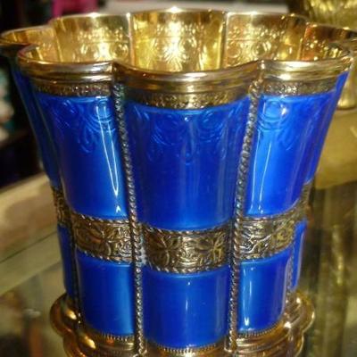 Danish enamel cup.
