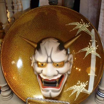 Musical lacquerware Chinese character plaque.