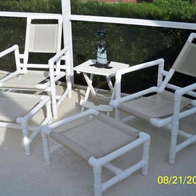 PVC Patio chairs