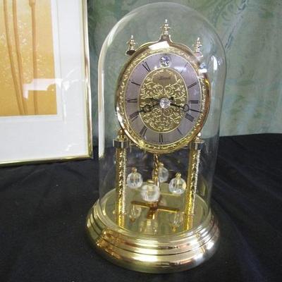 Dome Clock with crystals