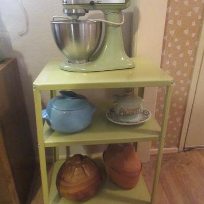 Kitchen Appliance Cart with Appliances and Things