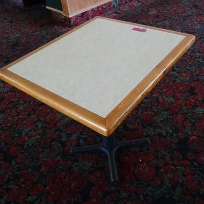 Single Table 24  X 28  Laminated Top with Single.