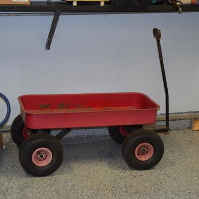 Child's Red Wagon
