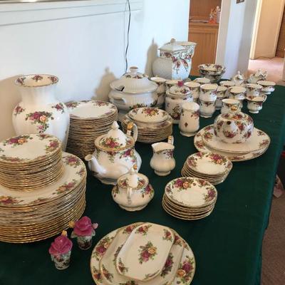 Royal Albert Countey rose collection tons of this pattern - of your a collector come out all sold separately 
