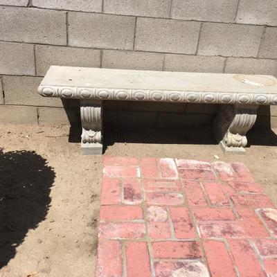 Cement bench 